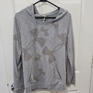 Under Armour Heather Gray‎ Pullover Hoodie Size Small